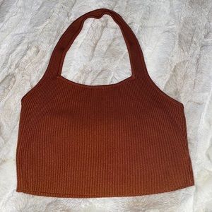Burnt Orange halter top!